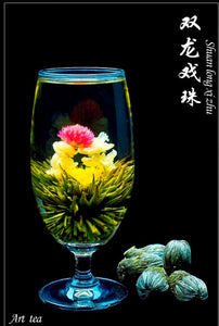 Flowering Tea - Shuang Long Xi